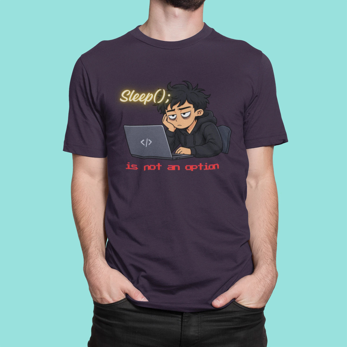 Sleep(); is not an option — Developer Regular Fit T-Shirt | QuixCloth